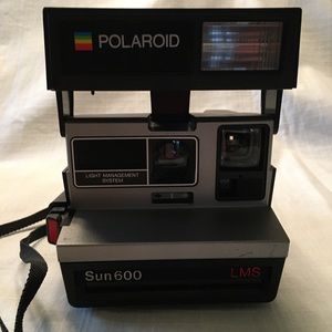 Polaroid Sun 600 Land Camera - Silver